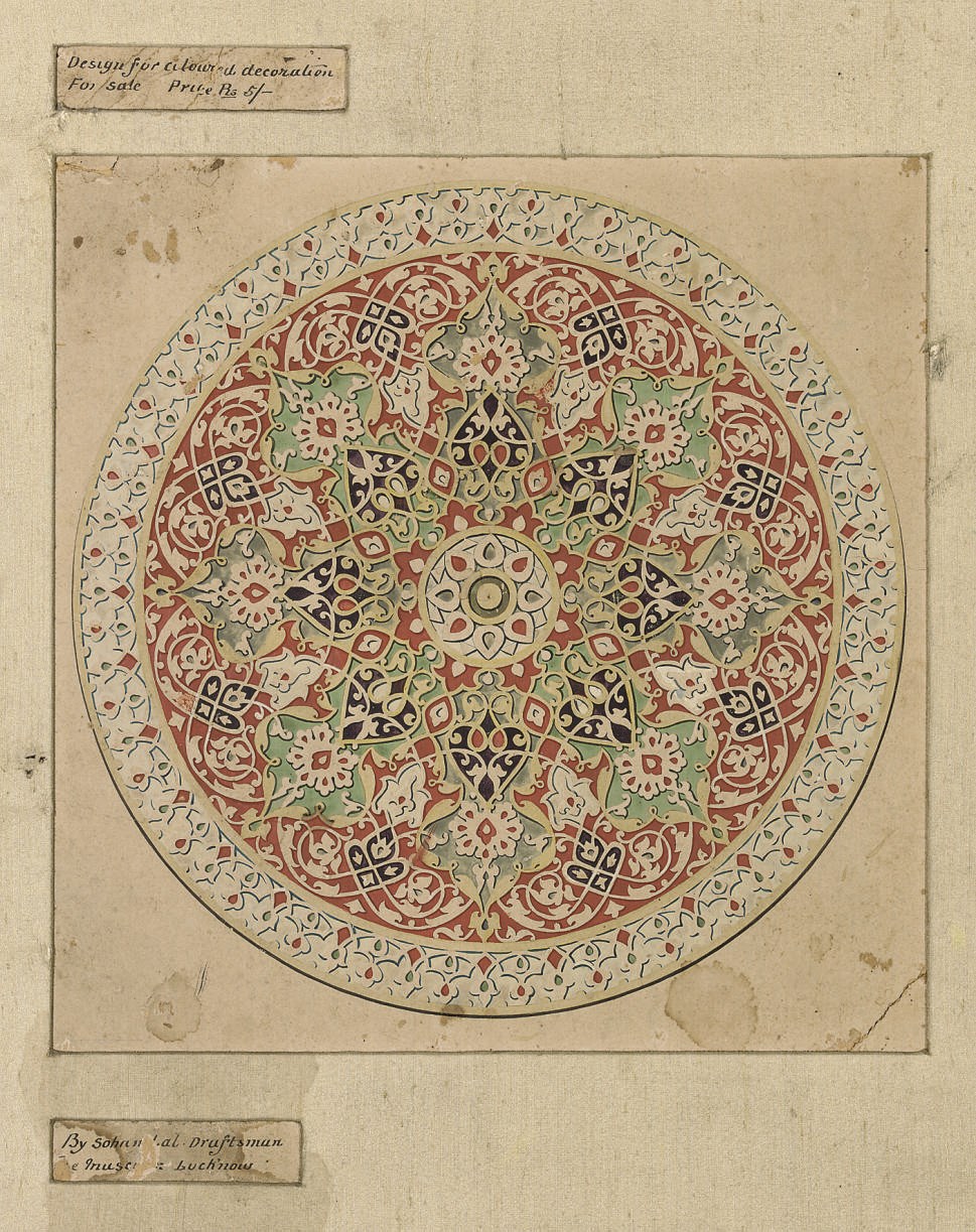 AN ARCHITECTURAL STUDY OF A DOME, LUCKNOW, 19TH CENTURY
