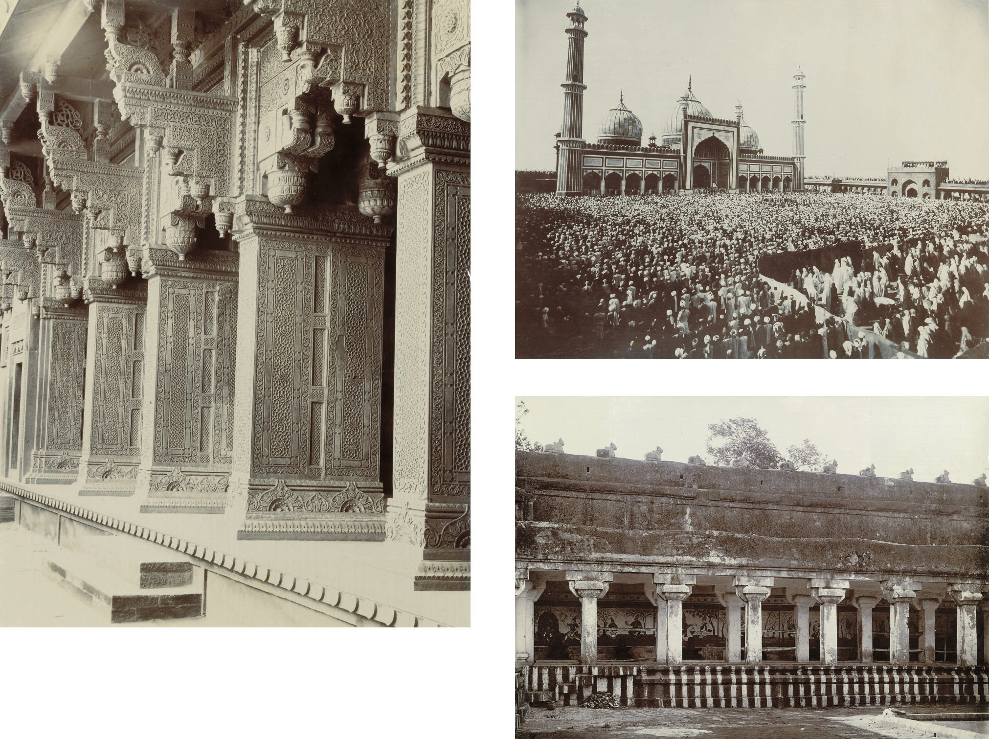 FIVE PHOTOGRAPH ALBUMS OF MONUMENTS AND SIGHTS OF INDIA, 1910-20'S