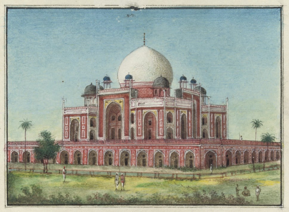 A COLLECTION OF NINE WATERCOLOUR PAINTINGS OF MONUMENTS AND BUILDINGS, COMPANY SCHOOL, CIRCA 1830