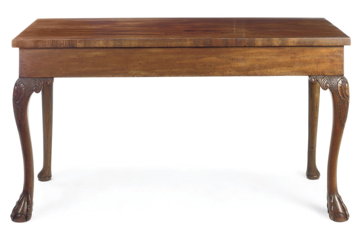 A VICTORIAN MAHOGANY PIER TABLE
