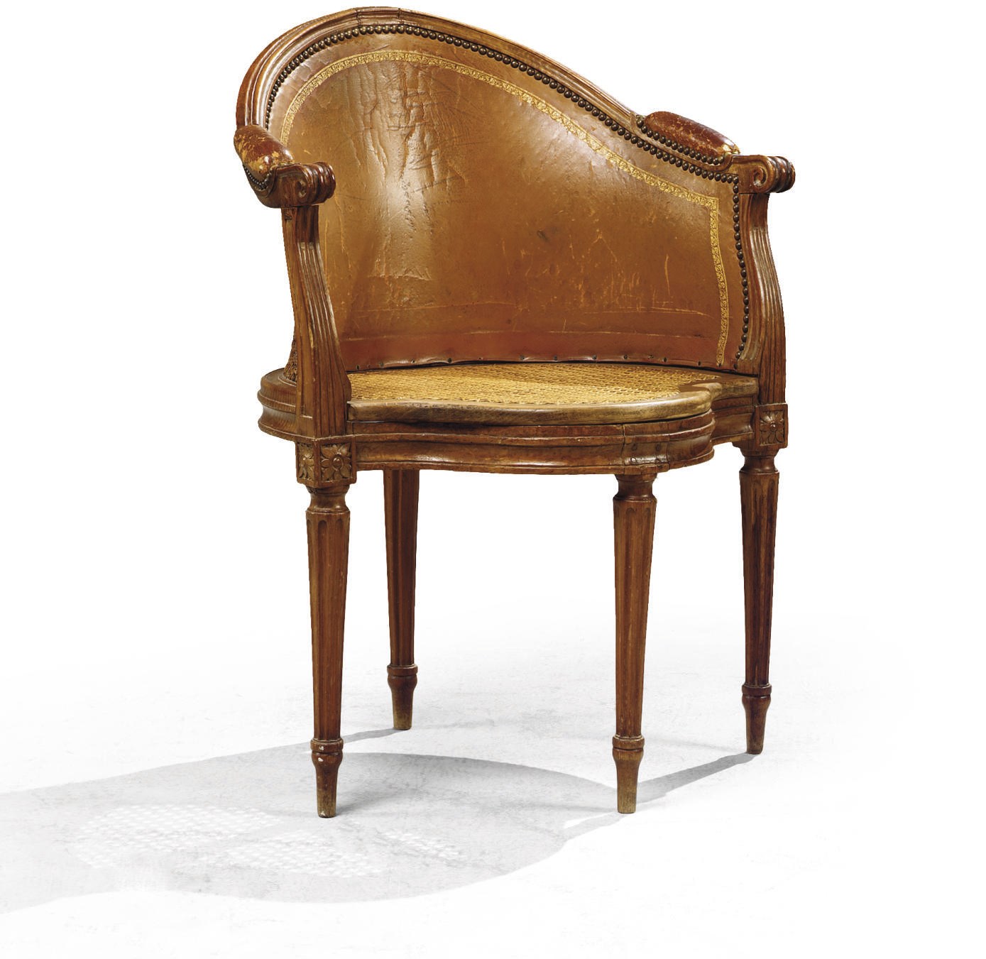 FAUTEUIL DE BUREAU D'EPOQUE LOUIS XVI