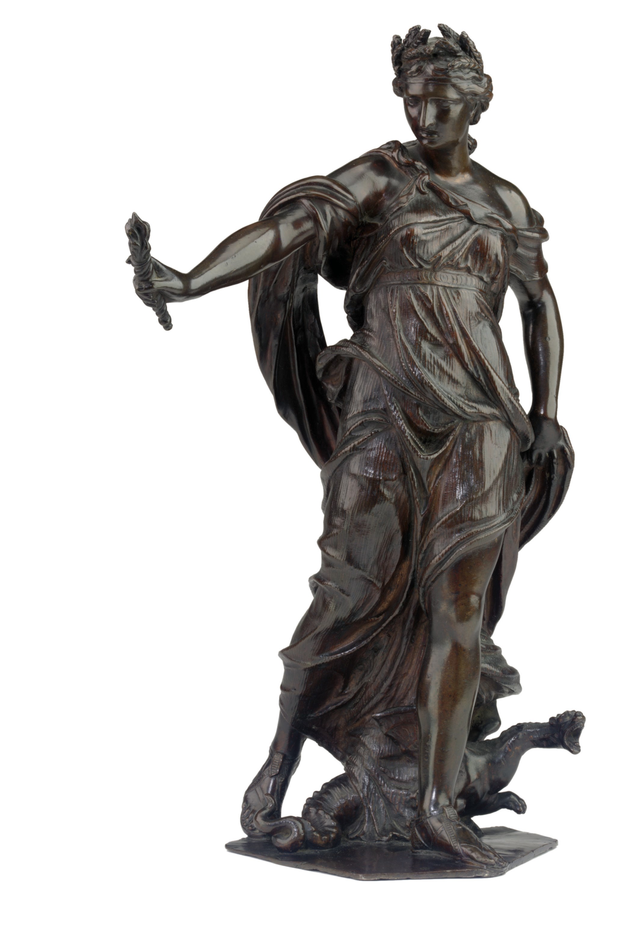 A BRONZE GROUP OF CERES IN SEARCH OF PROSERPINE