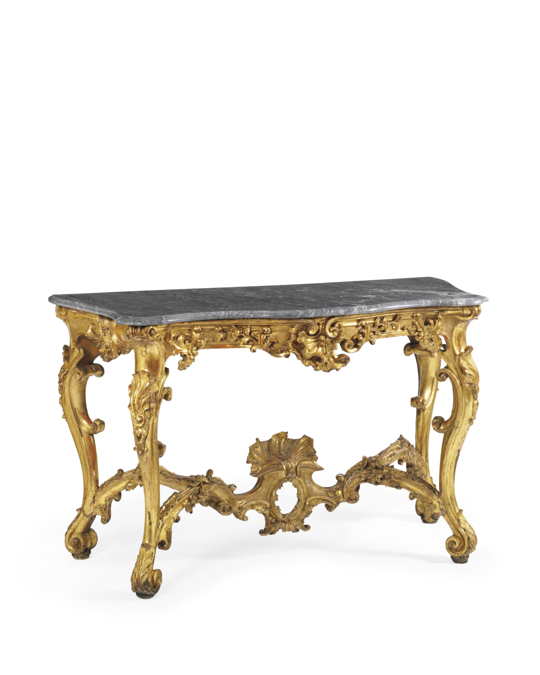 AN ITALIAN GILTWOOD CONSOLE