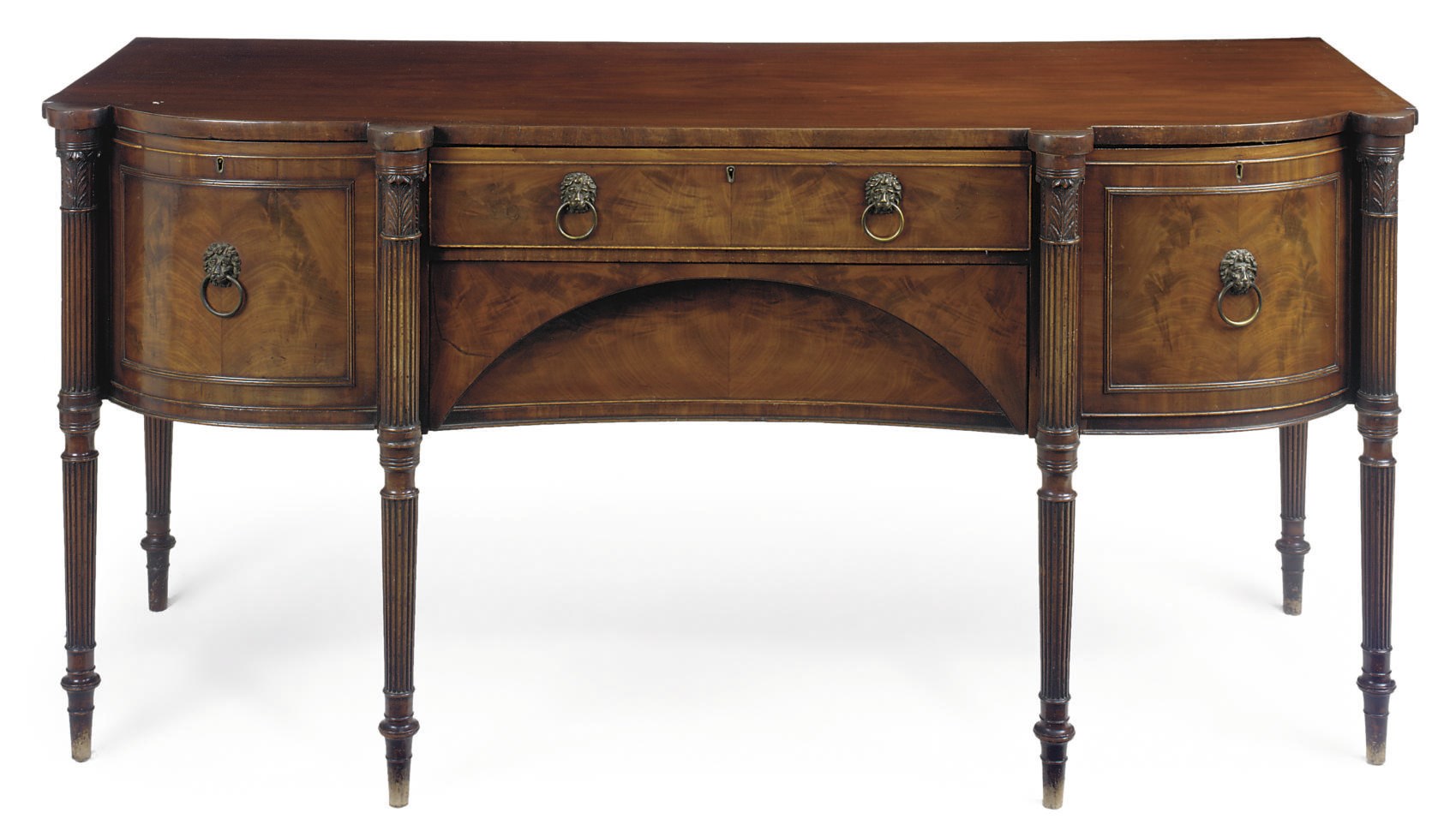 A REGENCY MAHOGANY SIDEBOARD