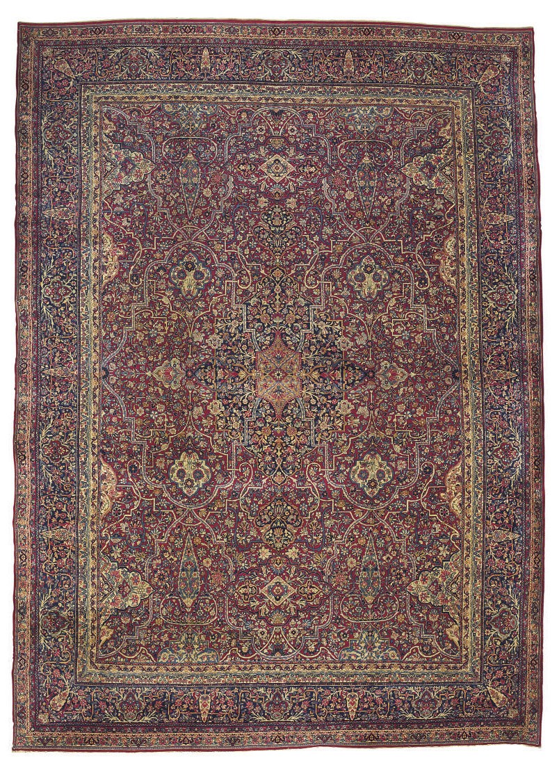 A fine Kirman Laver carpet, South Persia