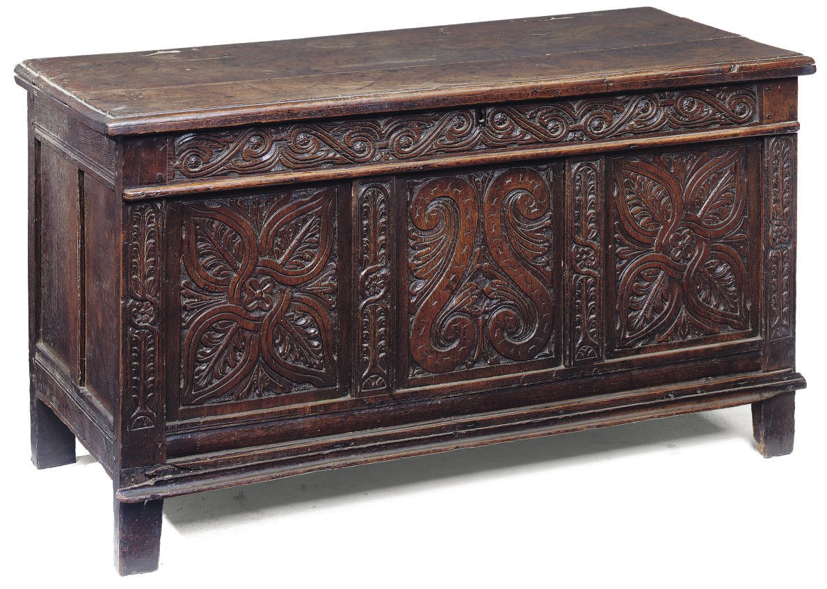 A WEST COUNTRY OAK CHEST