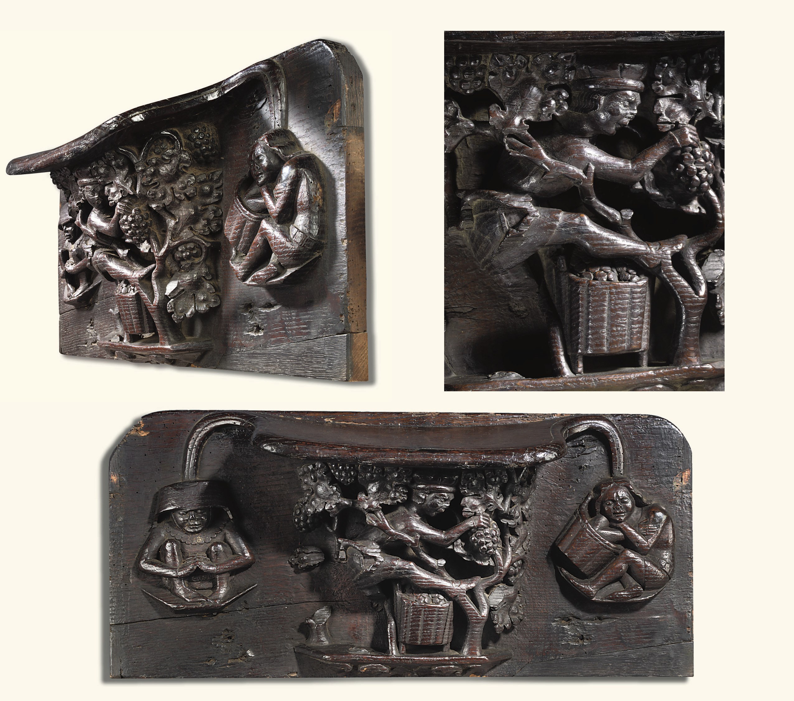 AN ENGLISH OAK MISERICORD
