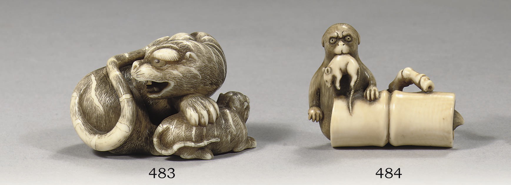 An ivory netsuke