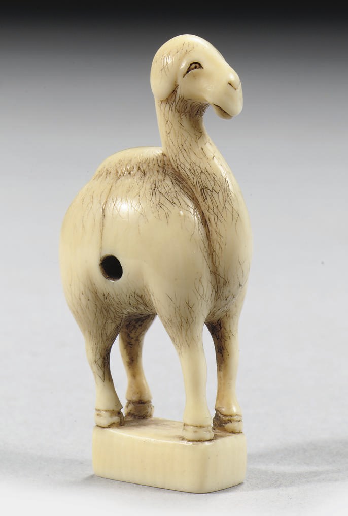 An ivory netsuke