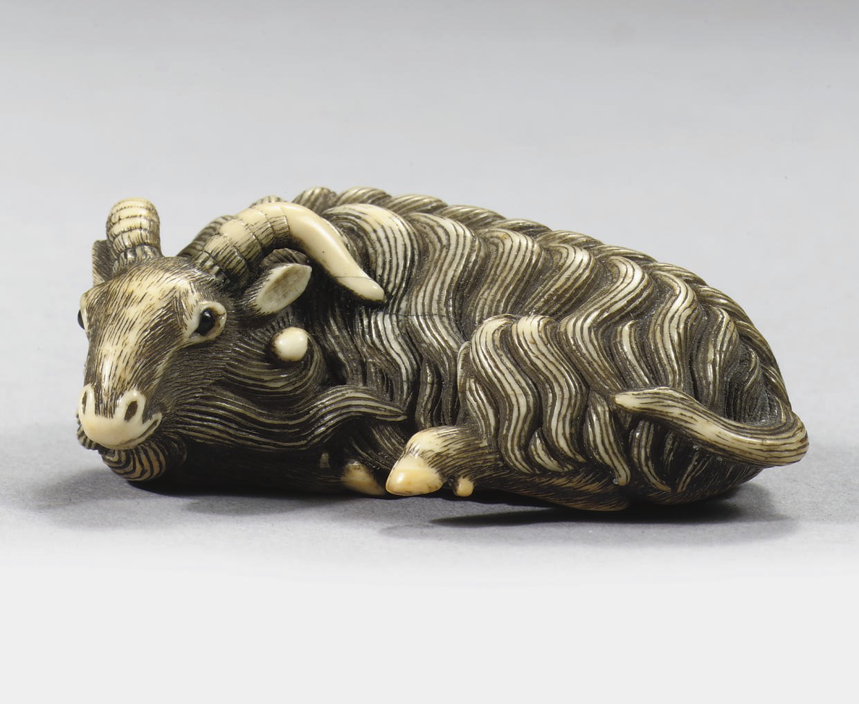 An ivory netsuke
