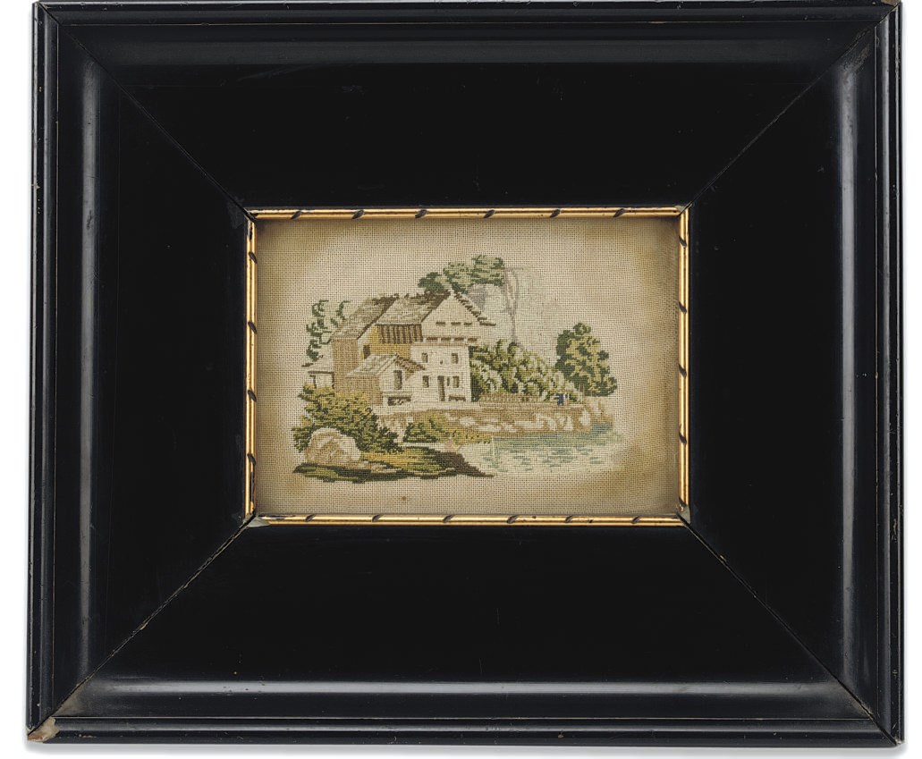 A needle-work panel