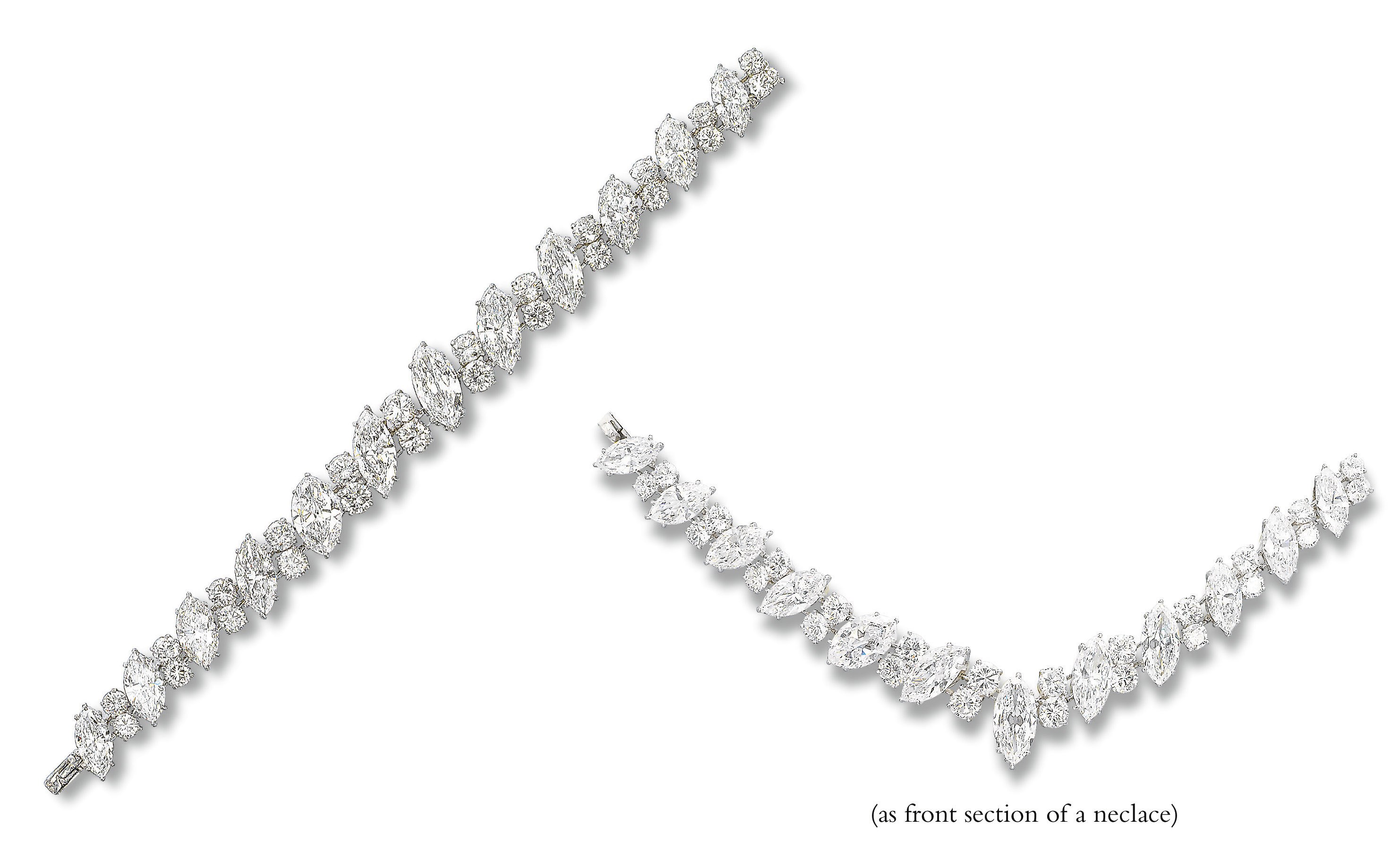 A DIAMOND BRACELET, BY VAN CLEEF & ARPELS