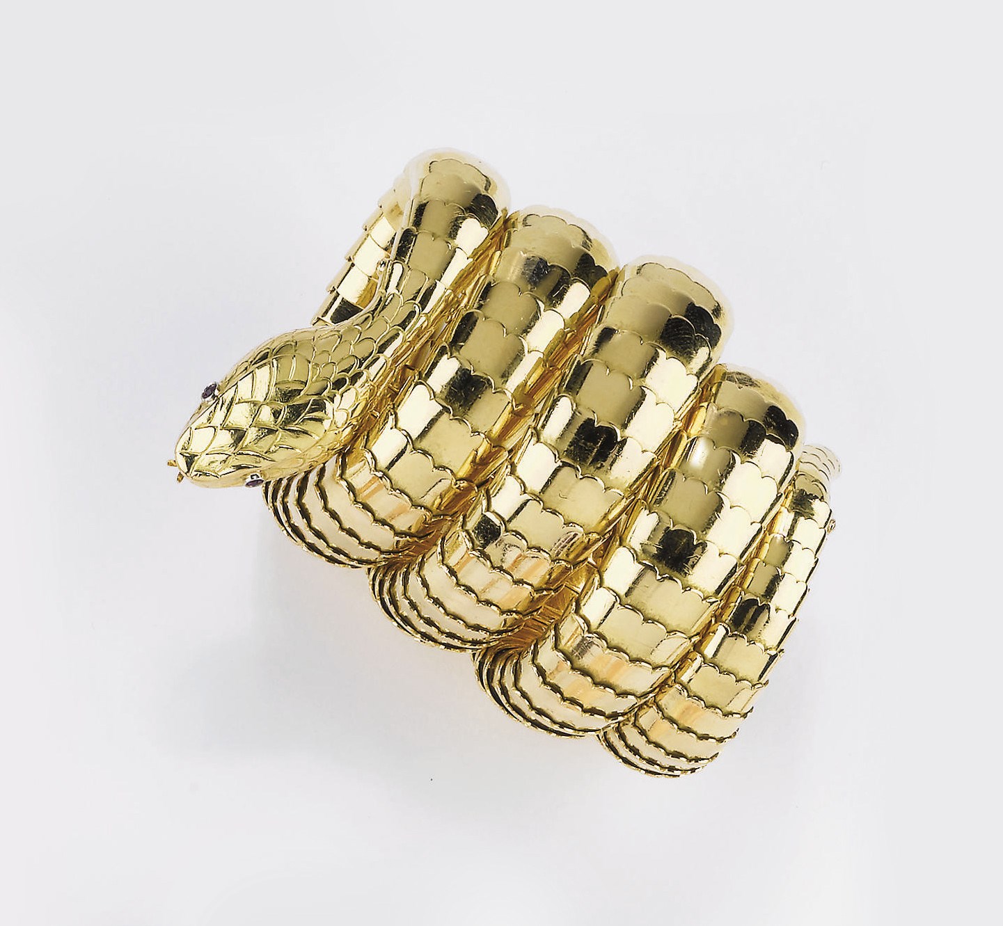 BRACCIALE SEMISNODATO IN ORO, FIRMATO FARAONE MILANO