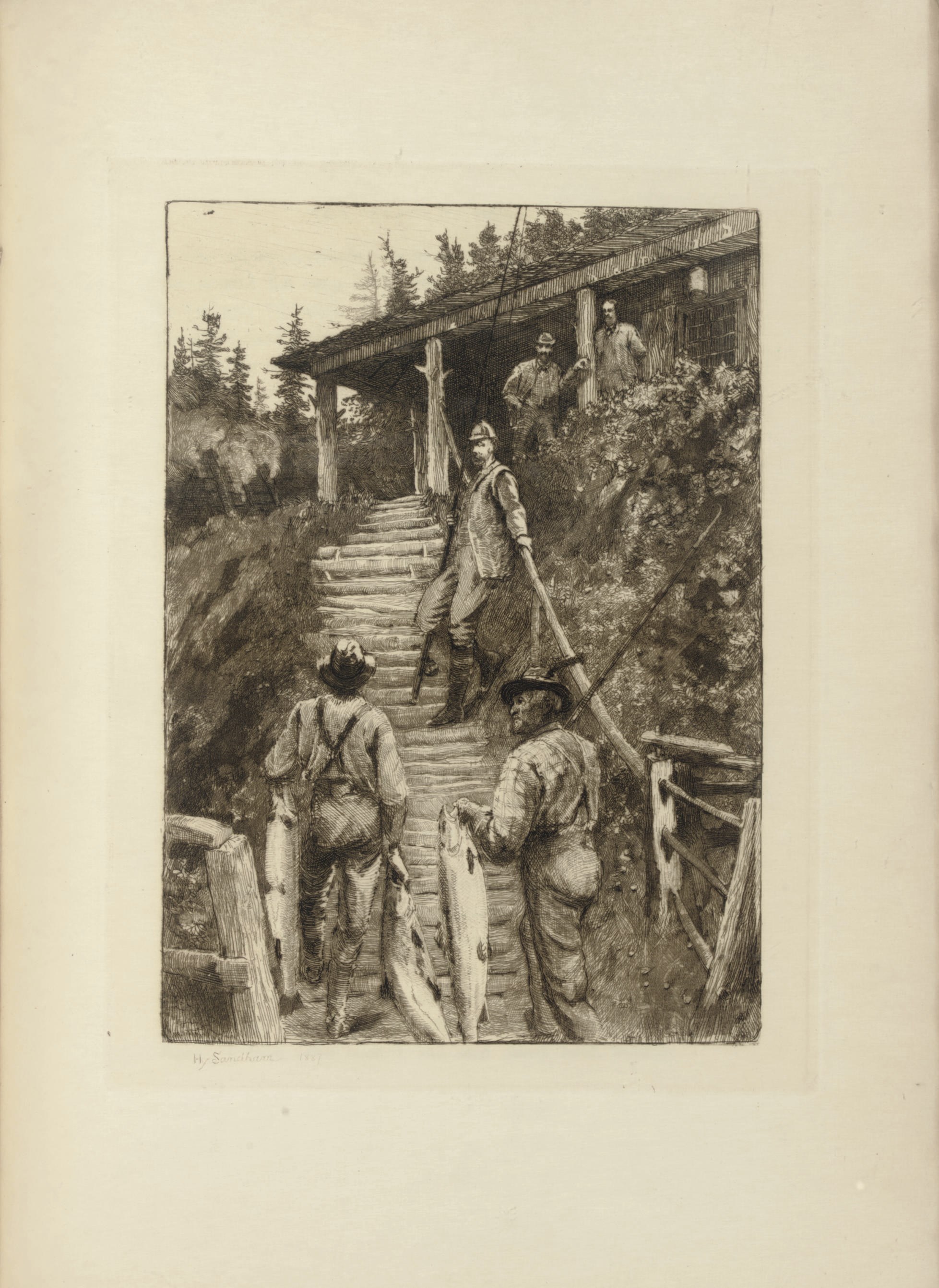 SAGE, Dean (1841-1902). The Ristigouche and its Salmon Fishing. Edinburgh: David Douglas, 1888.