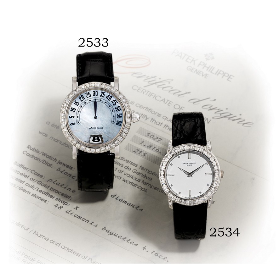 PATEK PHILIPPE, REF. 5027P

950 PLATINUM AND DIAMOND-SET MANUAL-WINDING WRISTWATCH