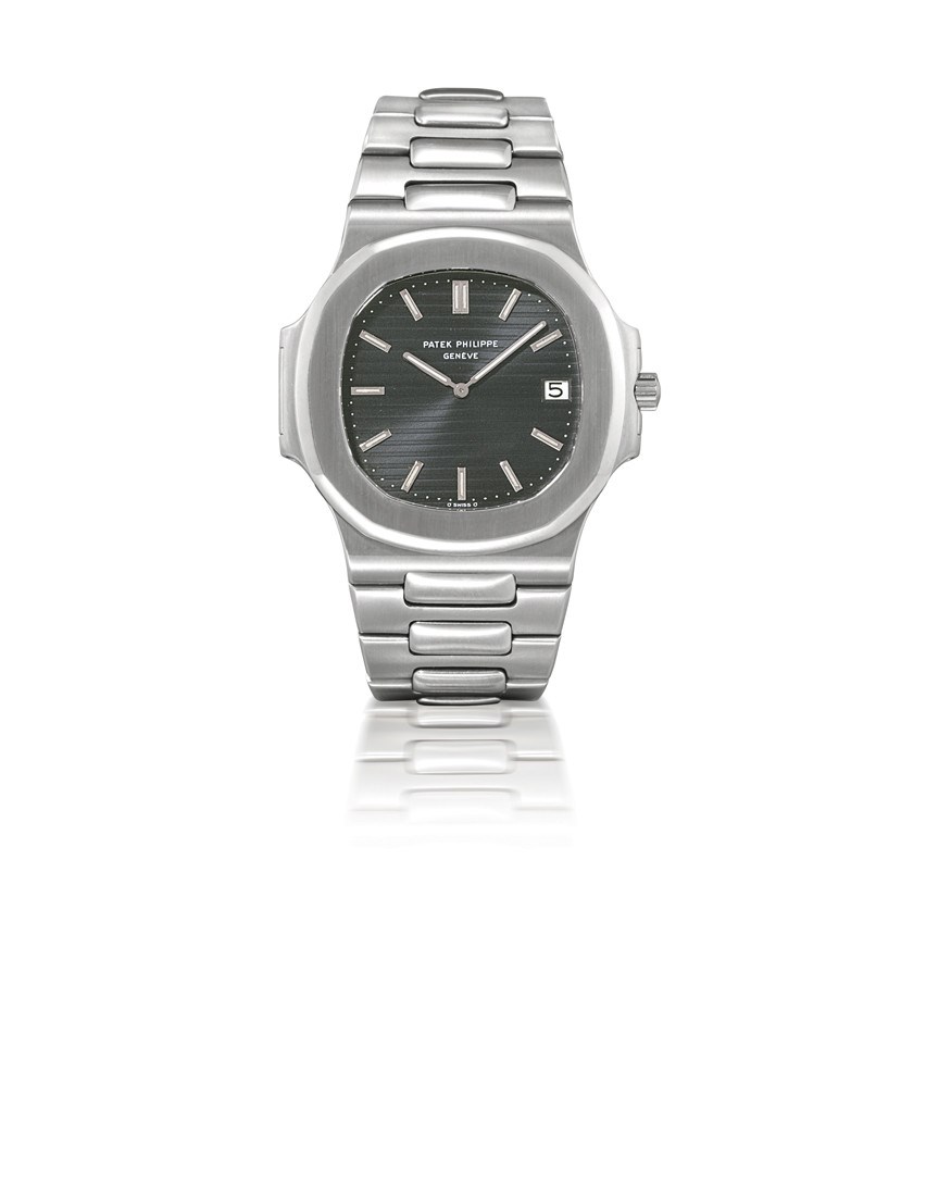 PATEK PHILIPPE, JUMBO "NAUTILUS" REF. 3700/1

STAINLESS STEEL SELF-WINDING BRACELET WATCH WITH DATE DISPLAY