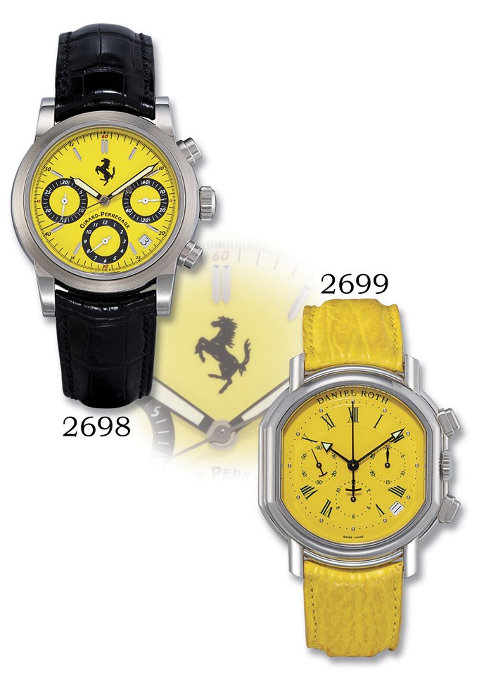 DANIEL ROTH, "NUMERO 458"

STAINLESS STEEL SELF-WINDING CHRONOGRAPH WRISTWATCH WITH DATE DISPLAY