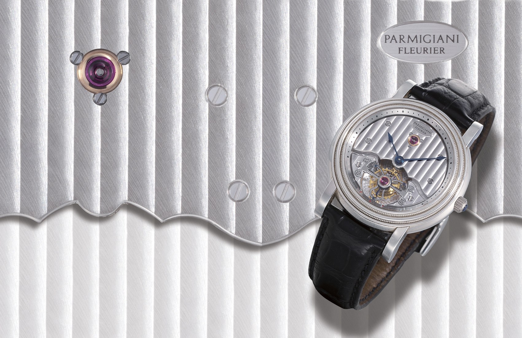 PARMIGIANI, "TORIC TOURBILLON"

950 PLATINUM MANUAL-WINDING TOURBILLON WRISTWATCH