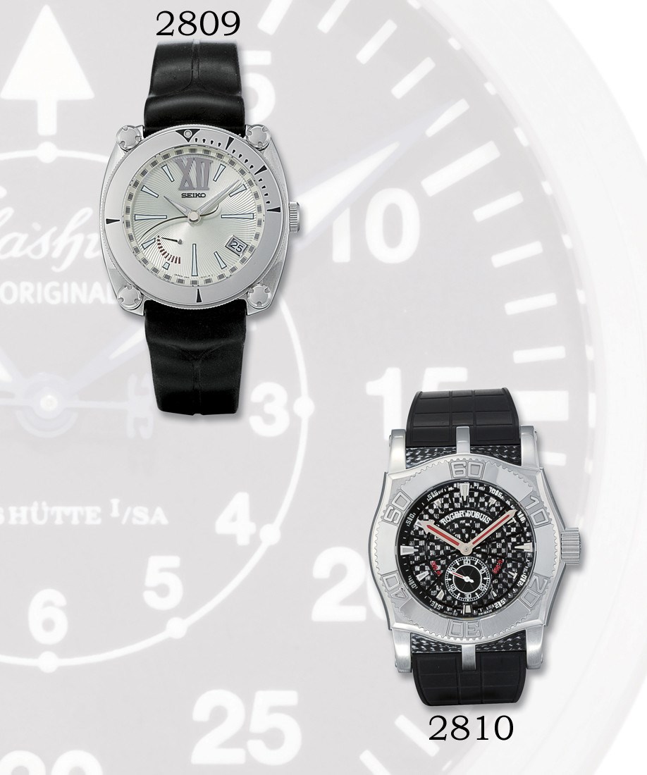ROGER DUBUIS, "EASY DIVER"

LIMITED EDITION OVERSIZED STAINLESS STEEL SELF-WINDING DIVER'S WRISTWATCH WITH SMALL SECONDS