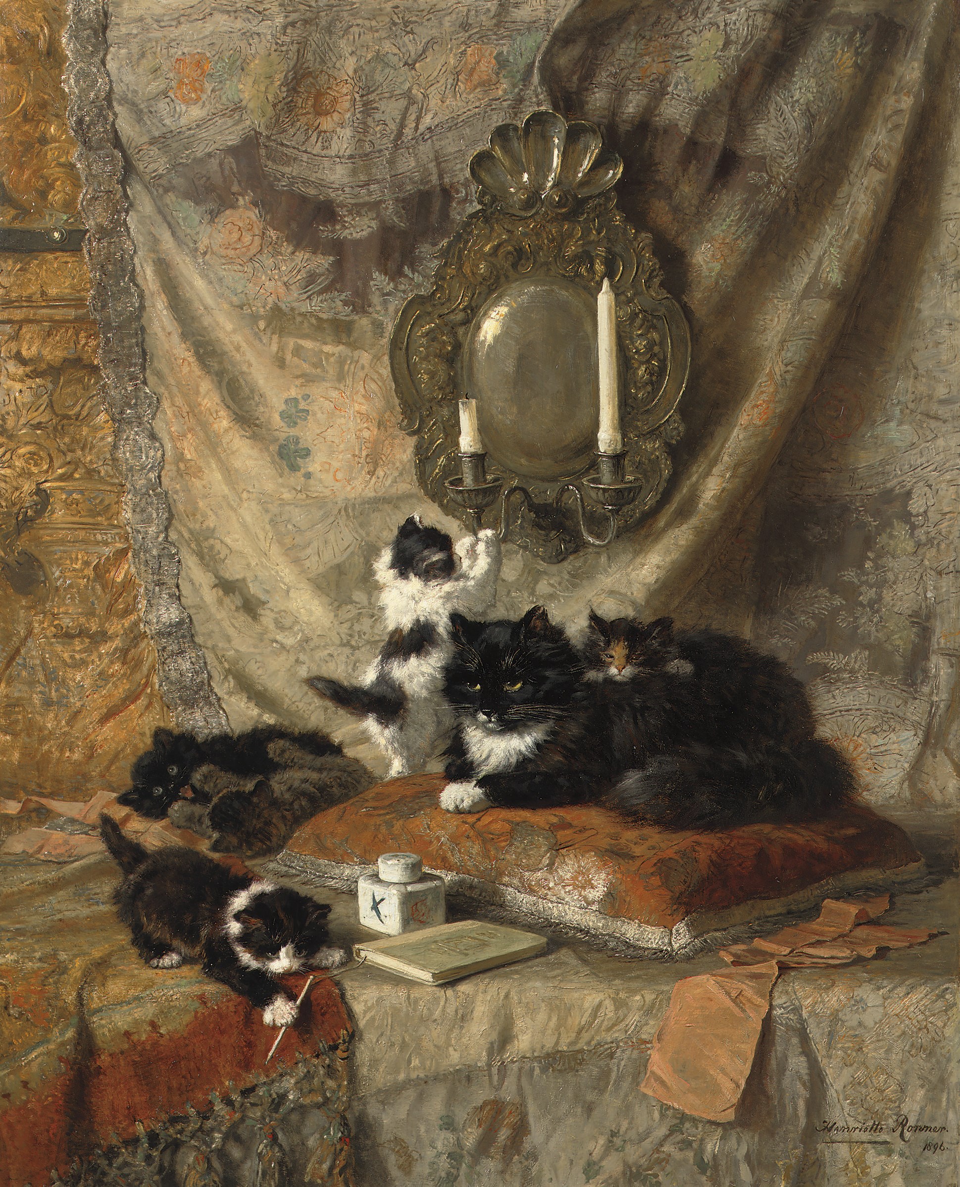 Henriette Ronner-Knip (Dutch, 1821-1909)