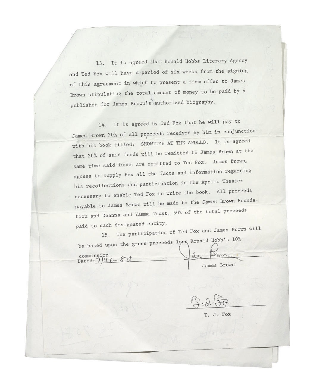 Signed Agreement