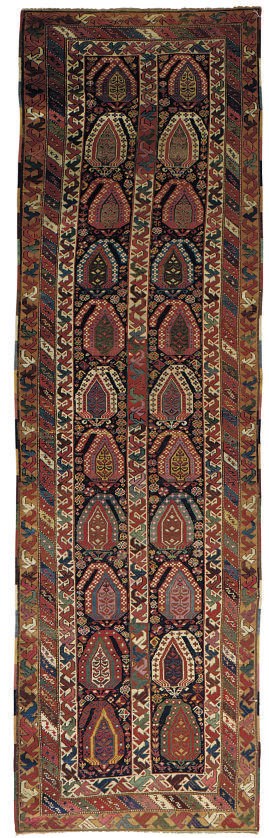 An antique South Caucasian long rug