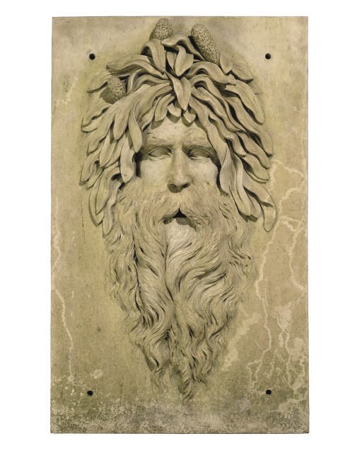 AN ARTIFICIAL STONE FOUNTAIN MASK
