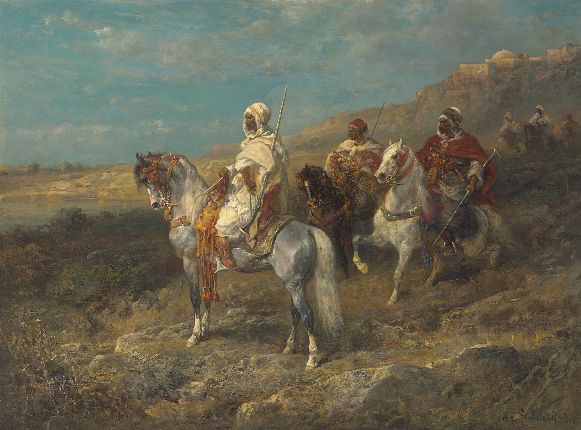 Adolf Schreyer (GERMAN, 1828-1899)