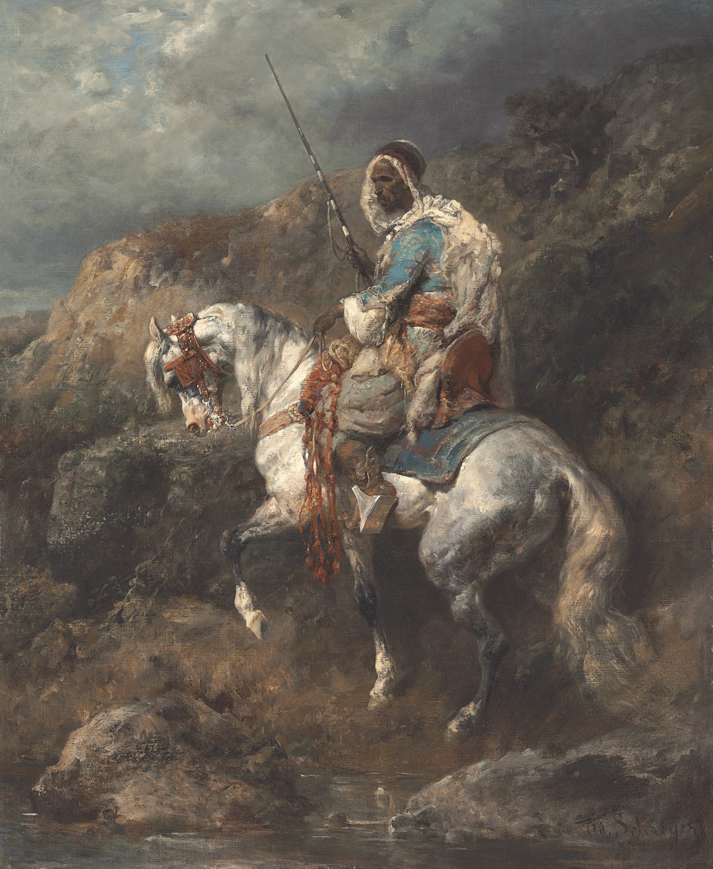 Adolf Schreyer (GERMAN, 1828-1899)