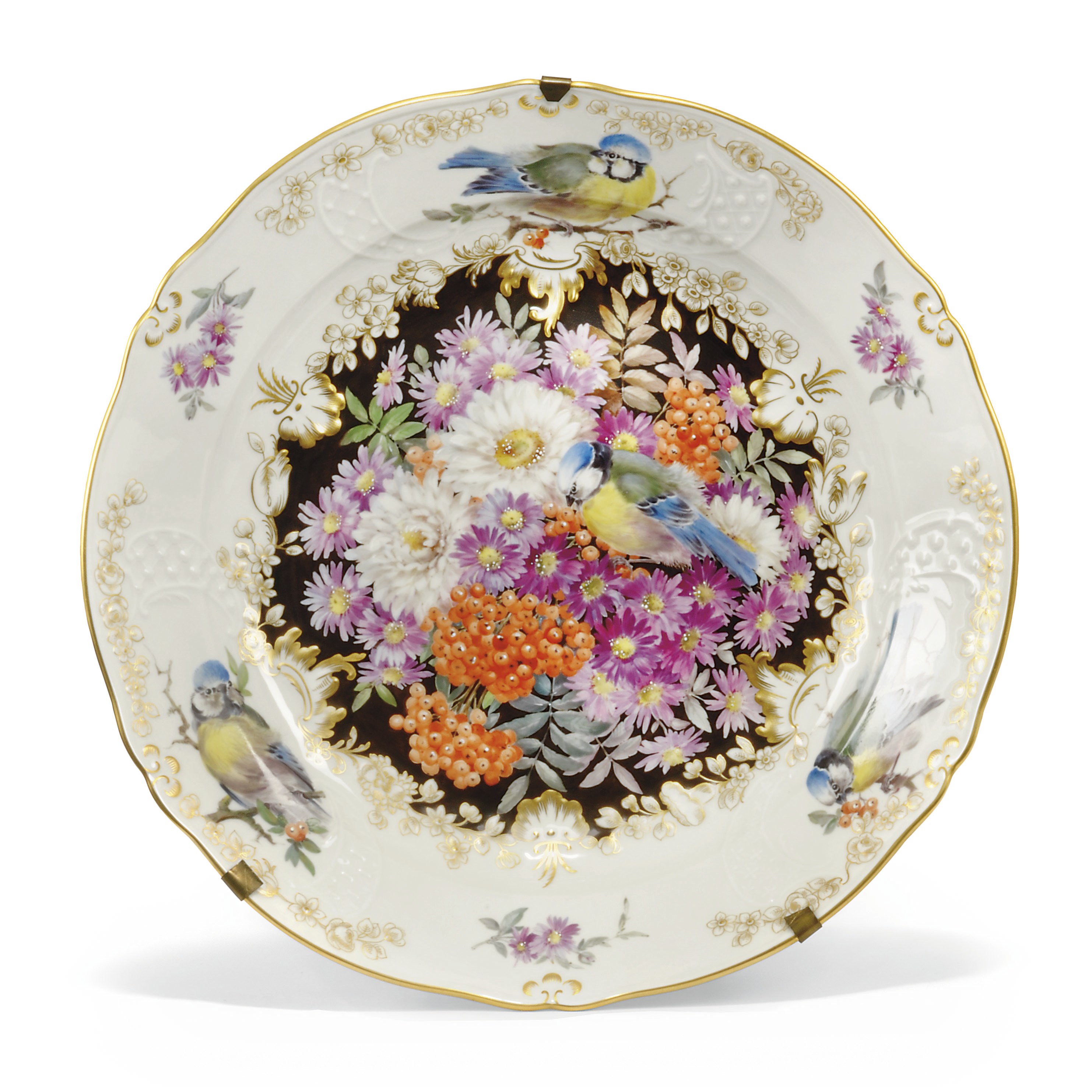 A MEISSEN MOULDED DISH