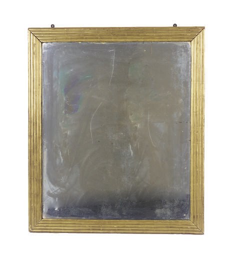 A GILTWOOD MIRROR,