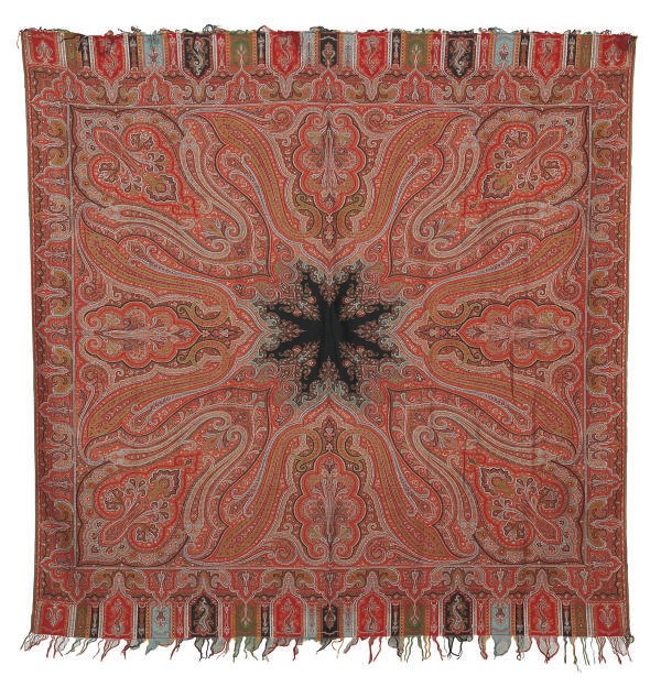 A 'PAISLEY' SQUARE SHAWLS