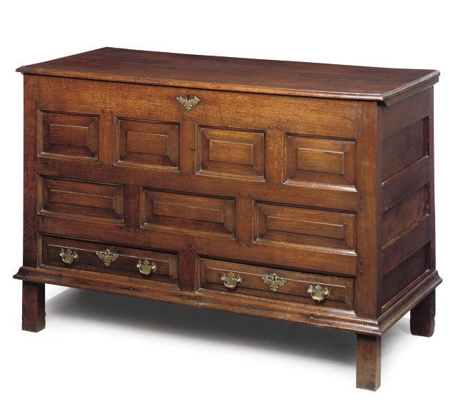 A WELSH OAK CHEST