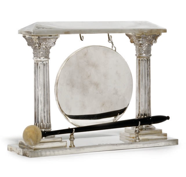 A SILVER GONG