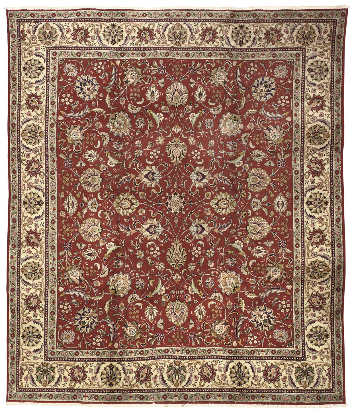 A FINE TABRIZ CARPET, NORTH-WEST PERSIA