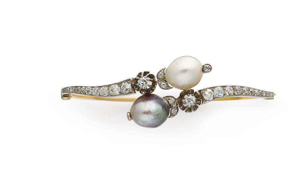BRACELET BELLE EPOQUE PERLES ET DIAMANTS