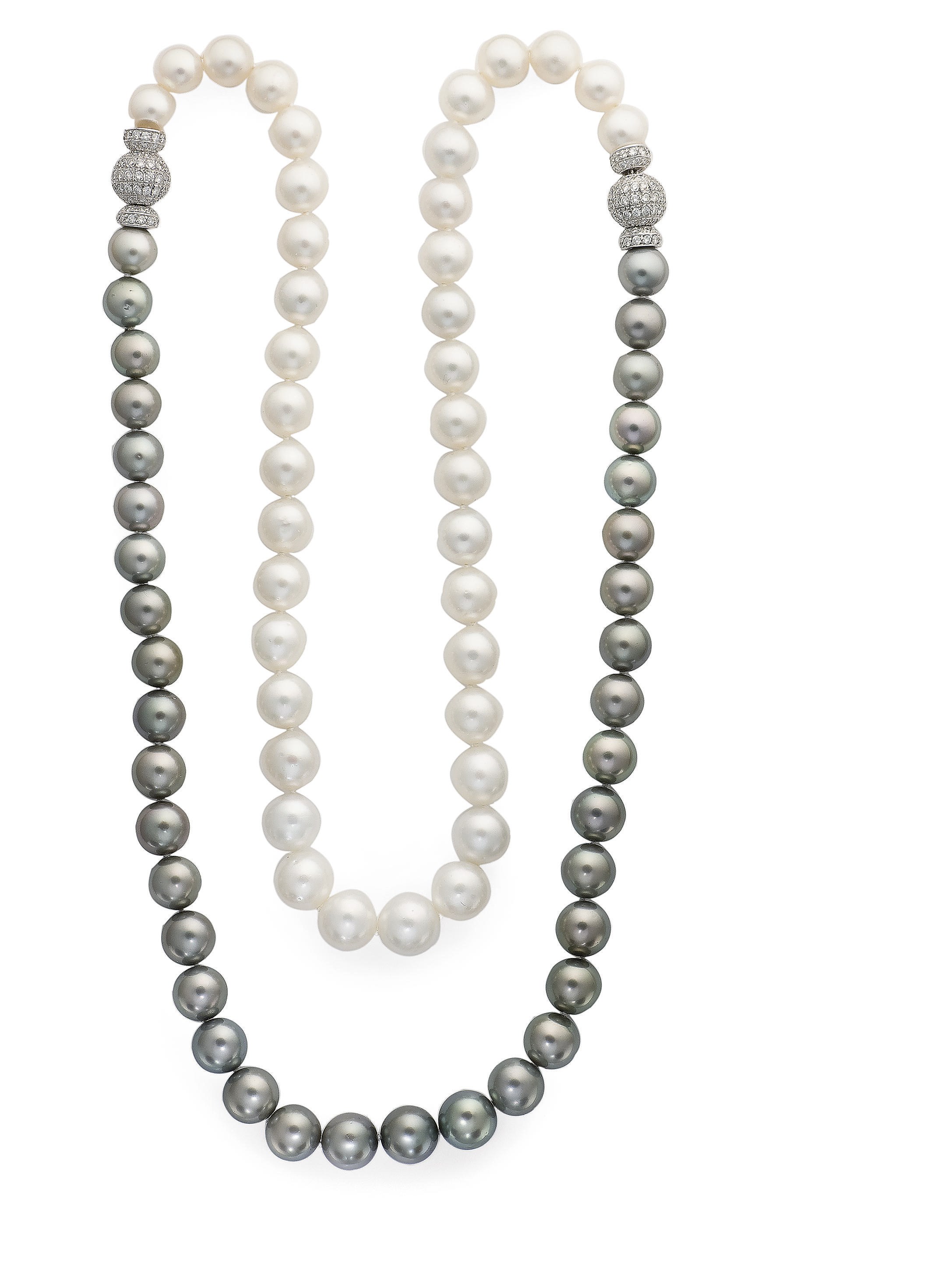 COLLIERS PERLES DE CULTURE ET DIAMANTS