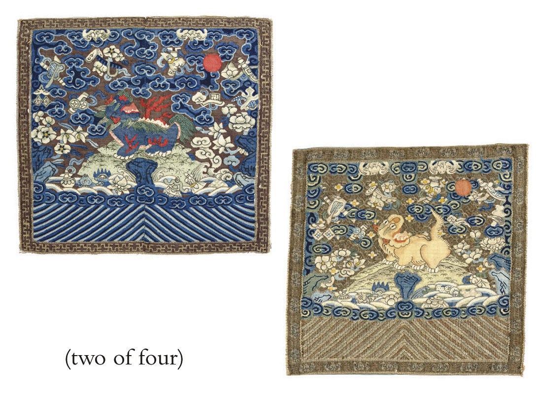 TWO PAIRS OF KESI MILITARY BADGES OF RANK, BUZI