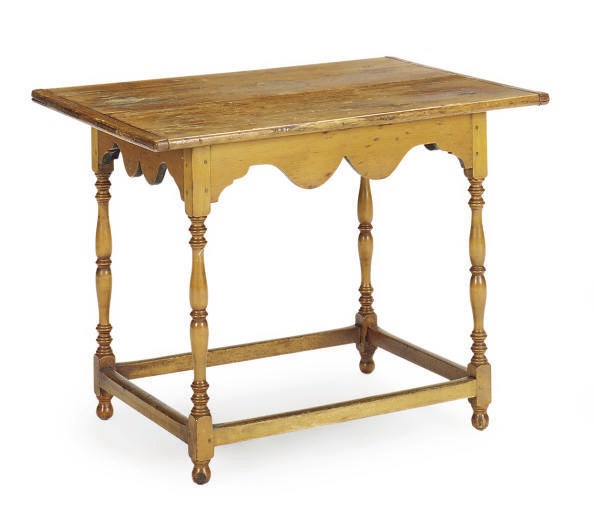 A CHERRYWOOD SIDE TABLE,