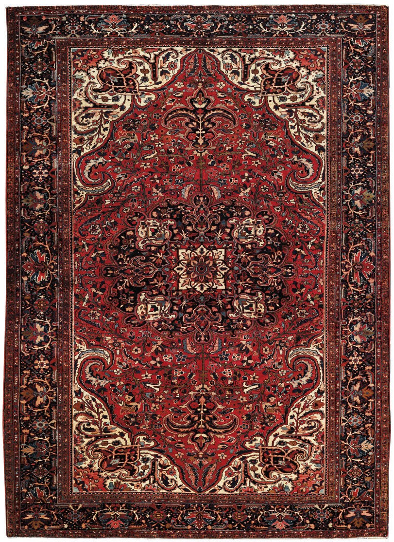 A fine Heriz carpet