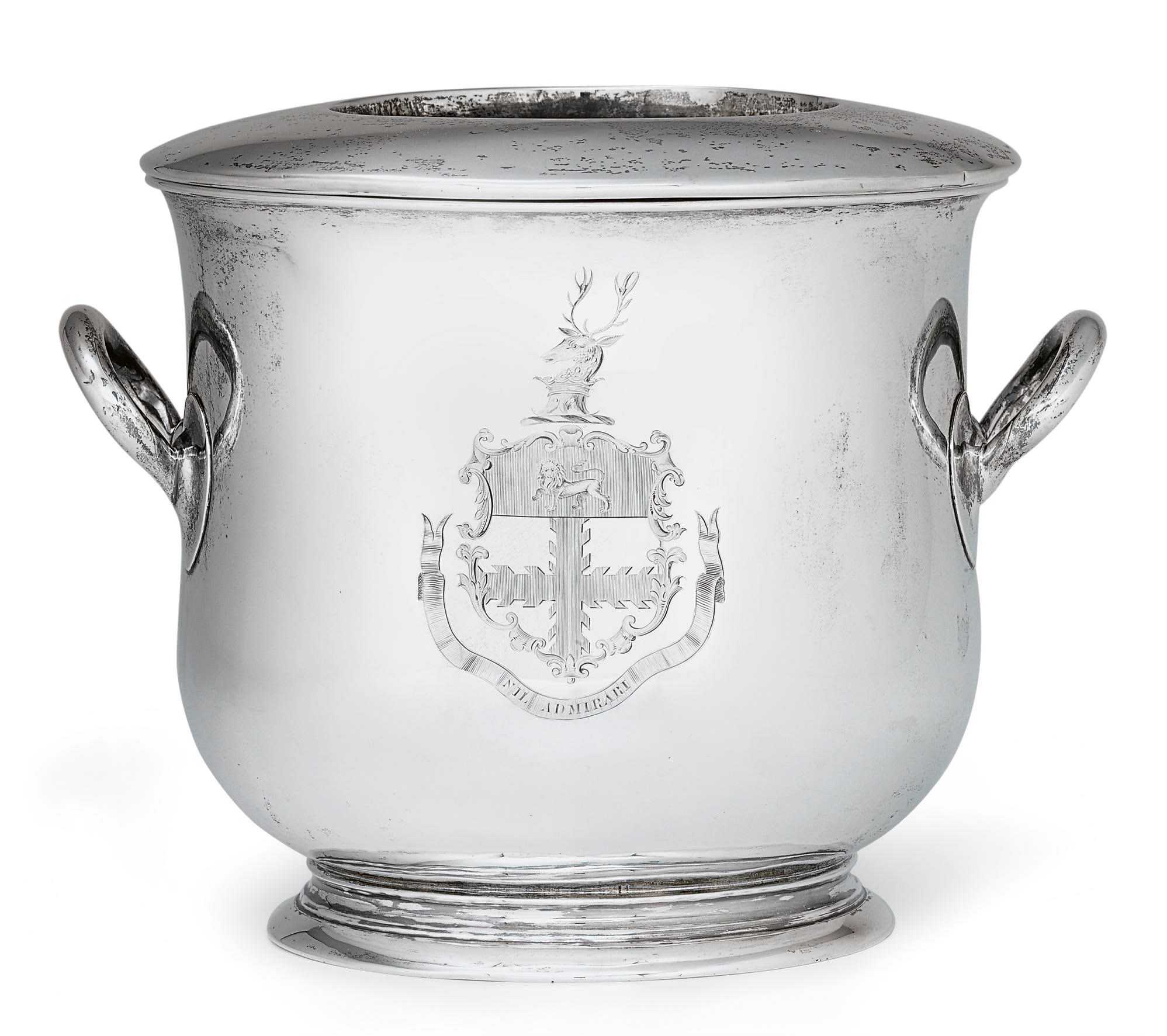 A SILVER WINE COOLER
