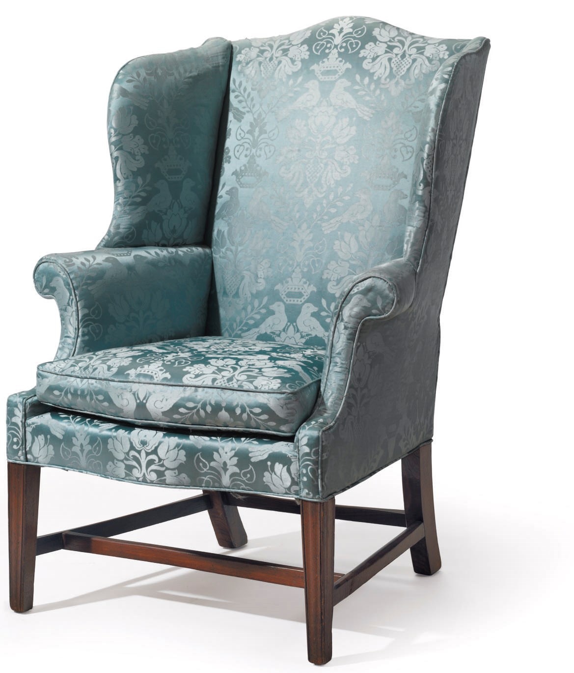A FEDERAL MAHOGANY EASY CHAIR