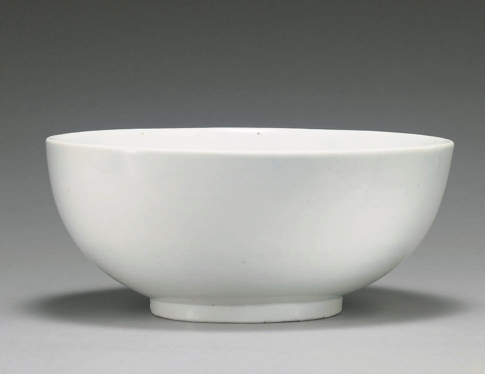 A Deep White Porcelain Bowl