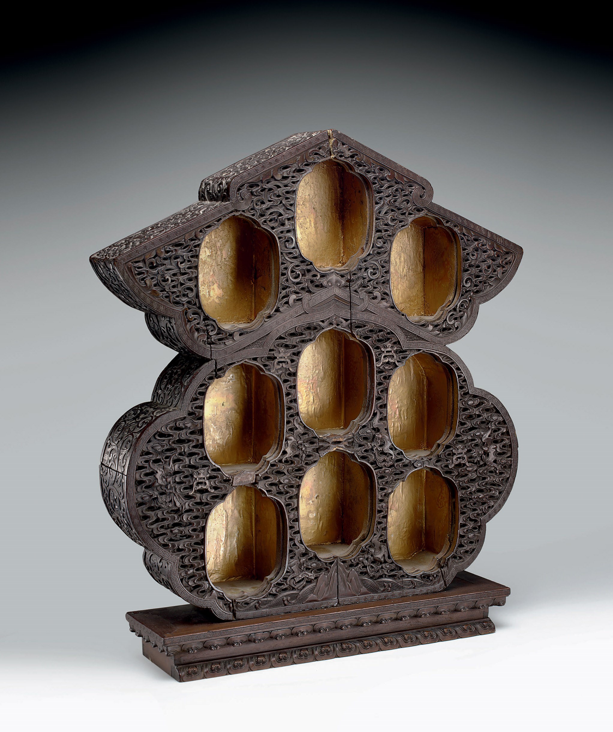 A RARE AND UNUSUAL NANMU BUDDHIST SHRINE