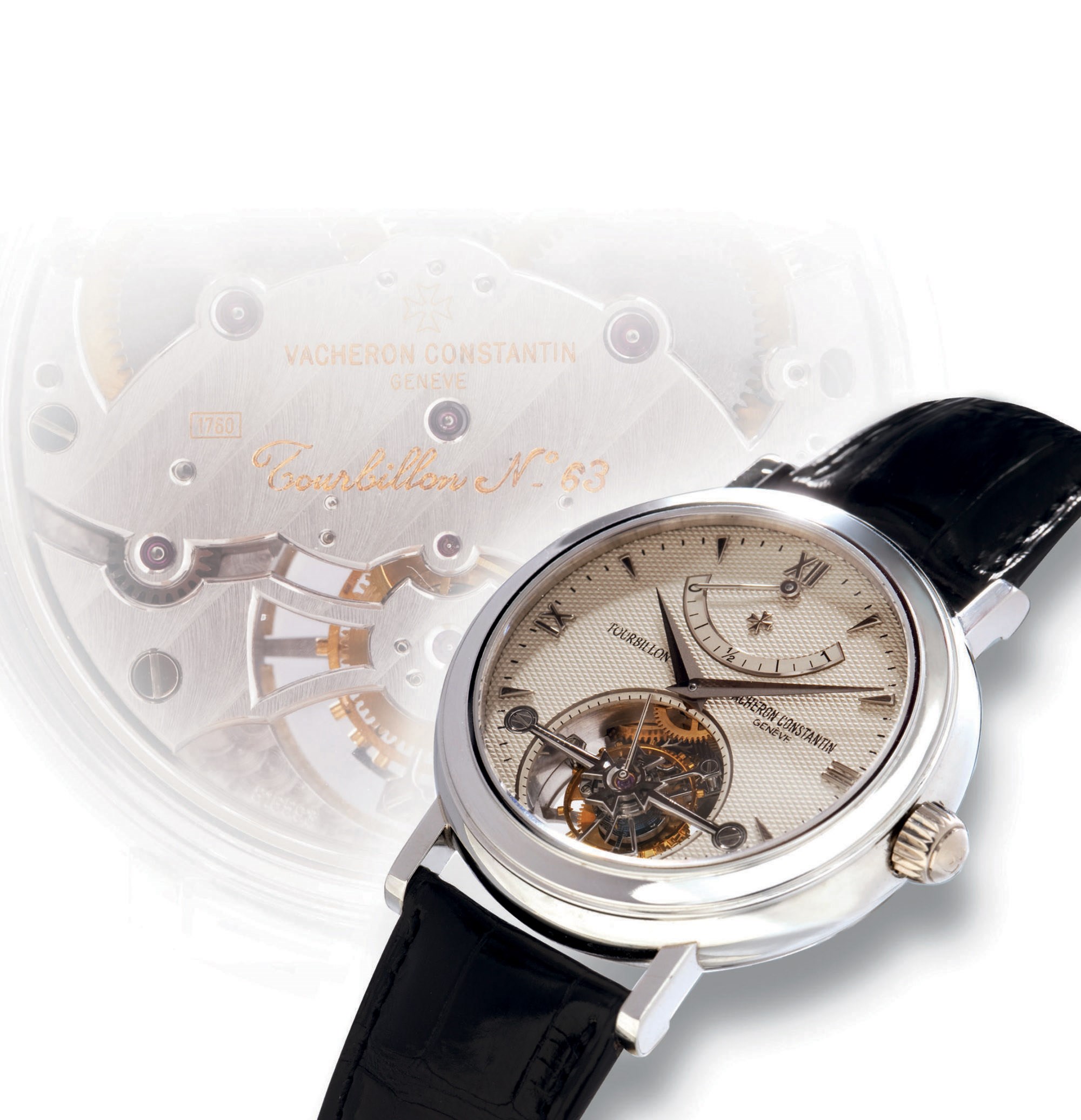 VACHERON CONSTANTIN, LES COMPLICATIONS TOURBILLON

PLATINUM MANUALLY-WOUND TOURBILLON WRISTWATCH WITH POWER RESERVE INDICATION