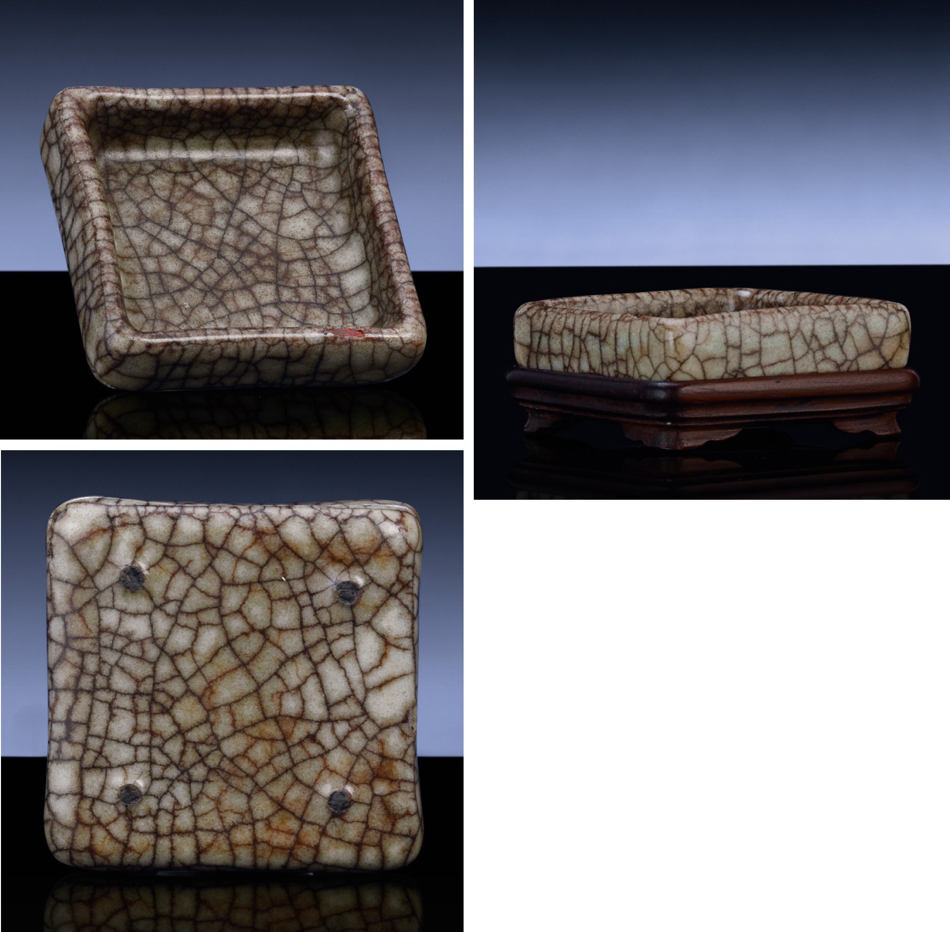 A RARE GUANYAO BRUSHWASHER