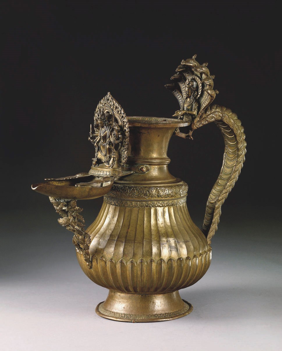 LAMPE DE CULTE (SUKUNDA) EN CUIVRE