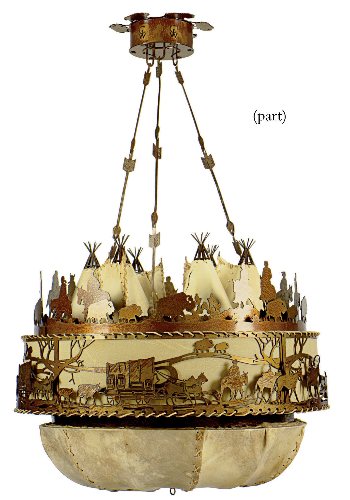 THREE CHANDELIERS