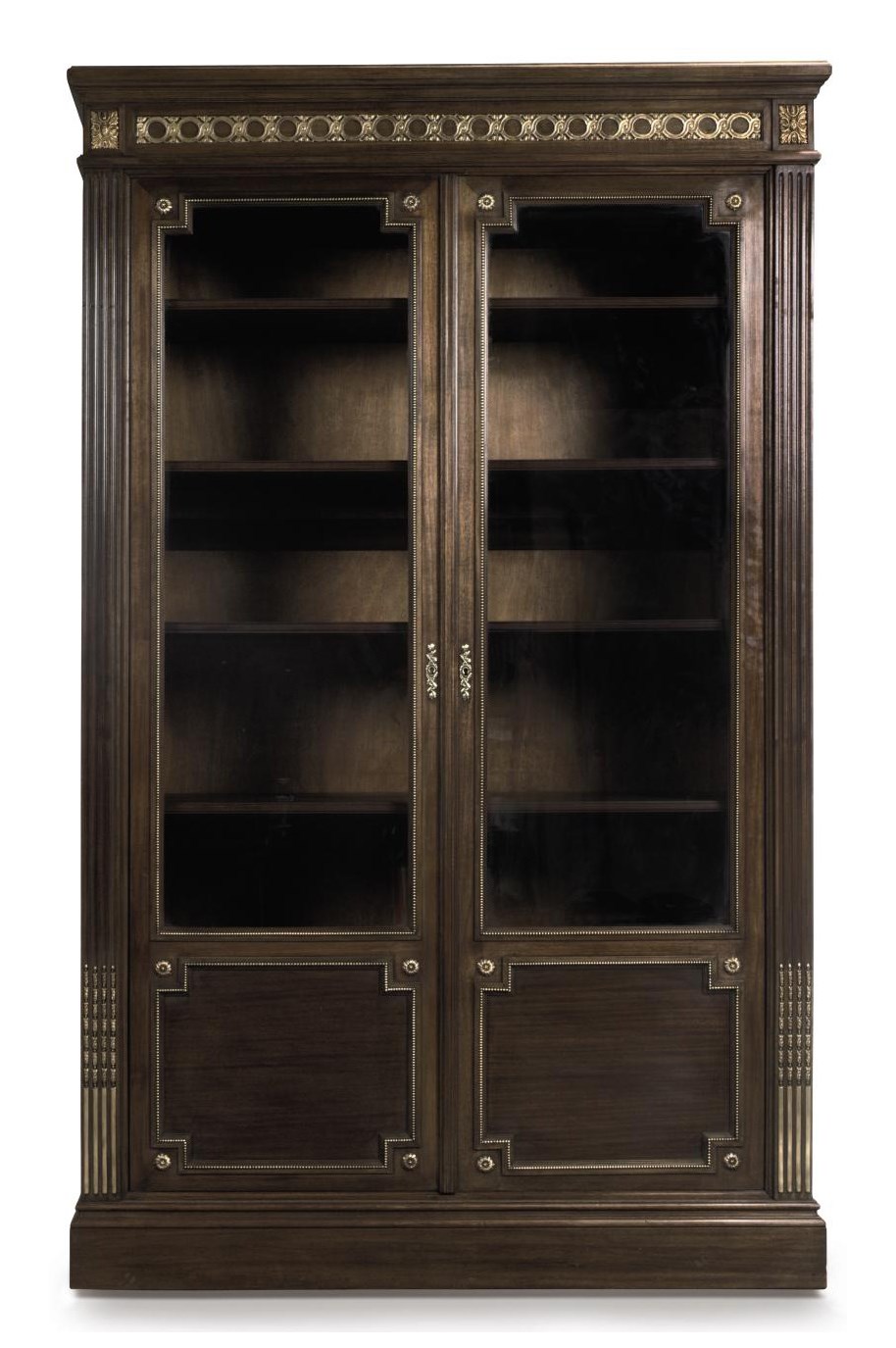 A MAHOGANY AND GILT-METAL MOUNTED BIBLIOTHEQUE