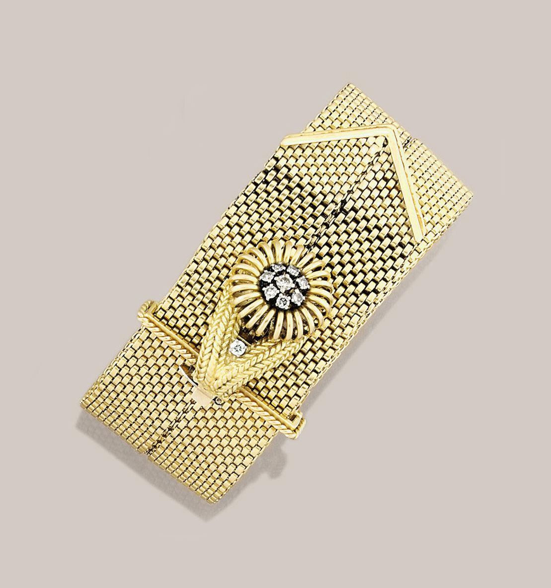A diamond set bracelet
